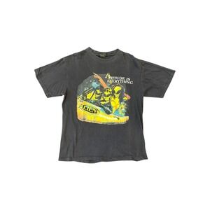 Alien Workshop T-Shirt Mens Large Black Good 90s Attitude is Everything Aliens